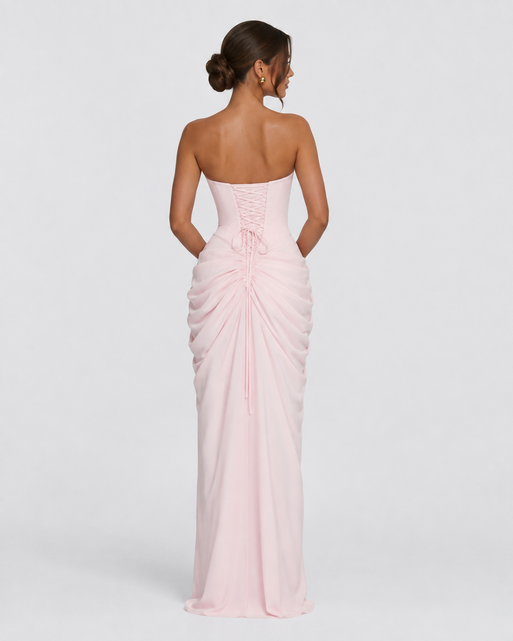 Laura | Vestido largo elegante plisado