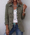 Alessandra | Chamarra bohochic bordada con volantes