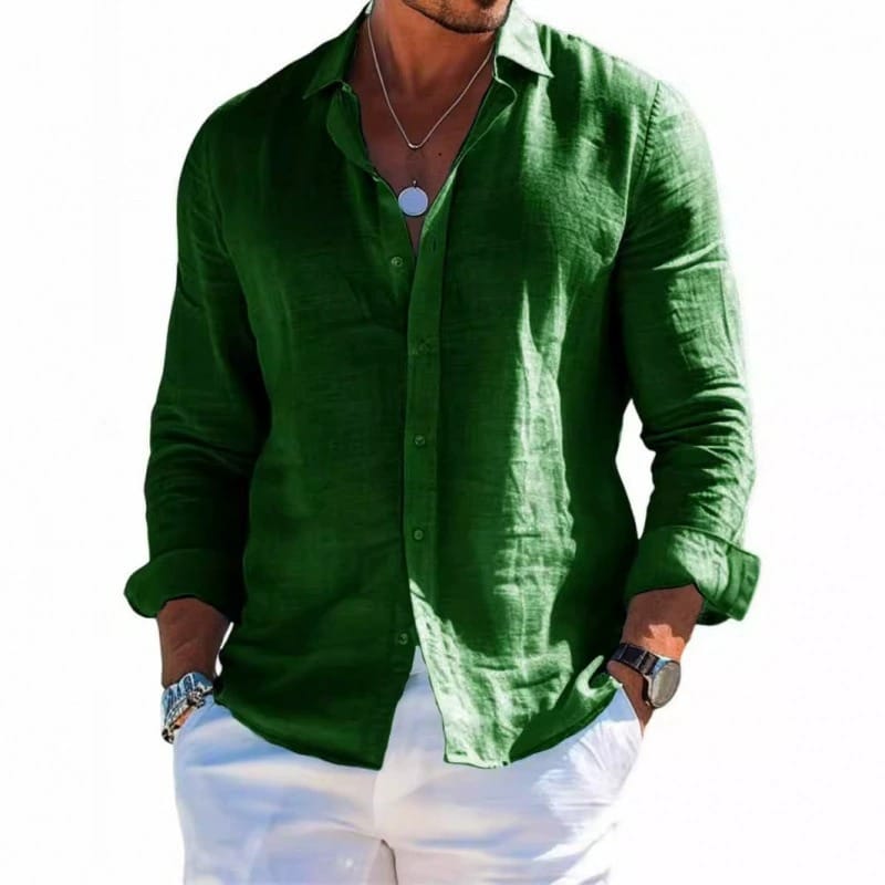 Esteban | Camisa de lino elegante y ligera