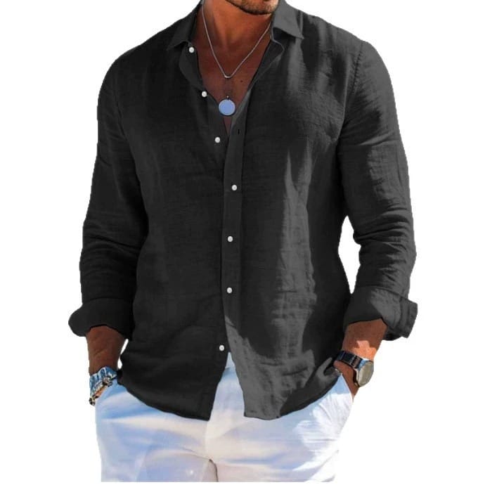 Esteban | Camisa de lino elegante y ligera