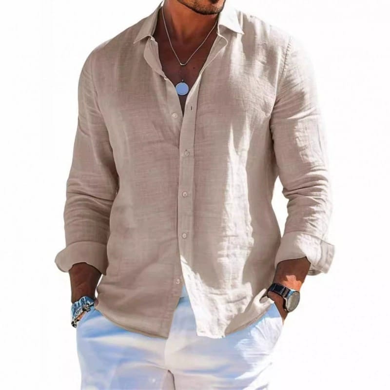 Esteban | Camisa de lino elegante y ligera